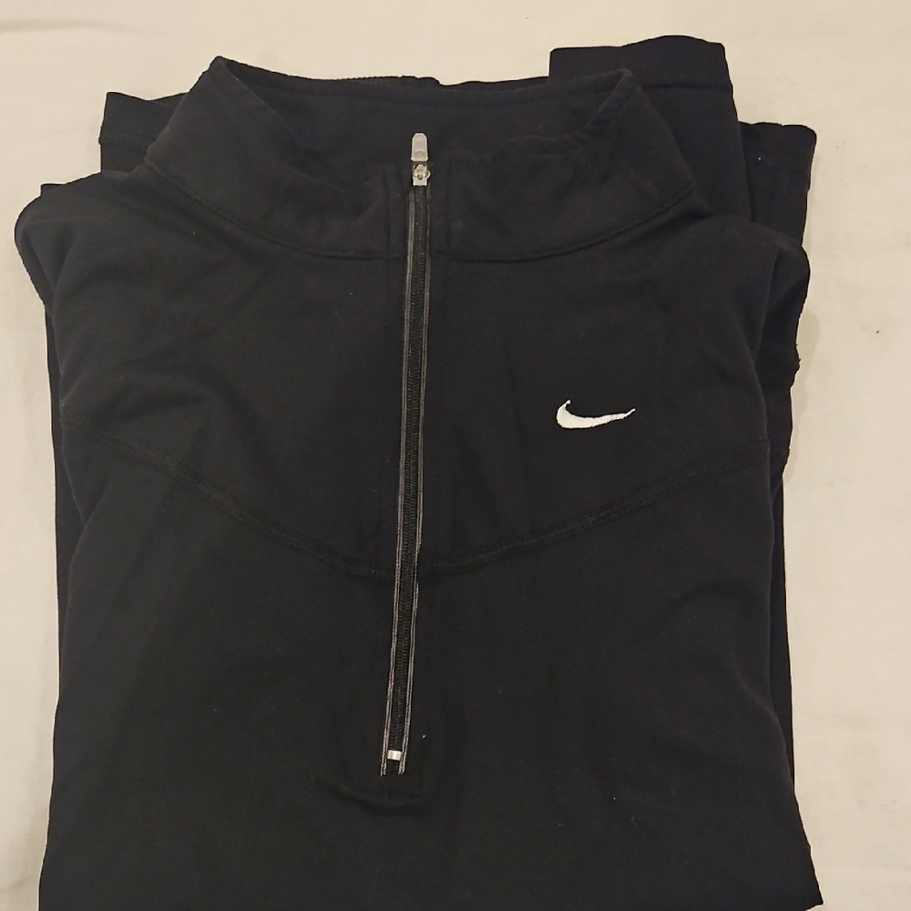 Nike Black Quarter-Zip Top